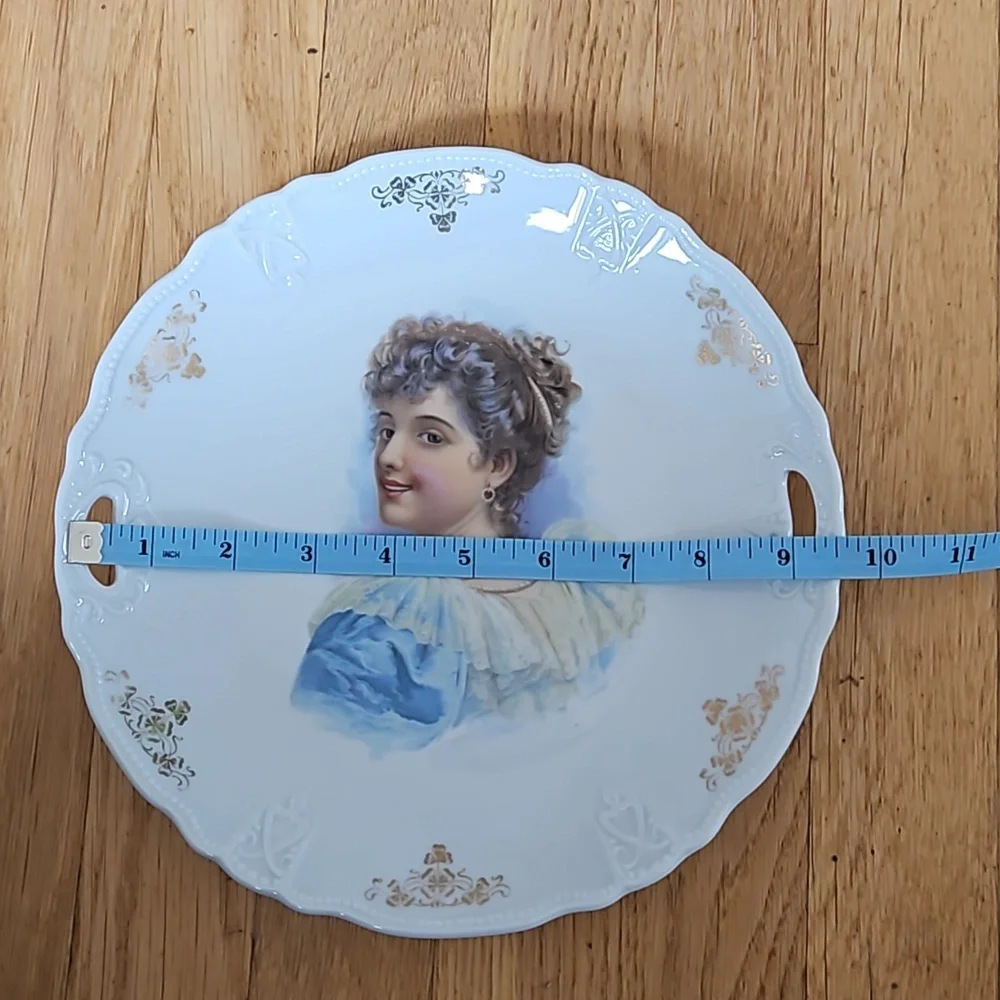 Vintage Three Crown China portrait plate